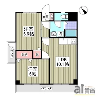 埼玉県富士見市東みずほ台1【マンション】の間取り