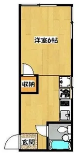 サンハイツ【2階】の間取り