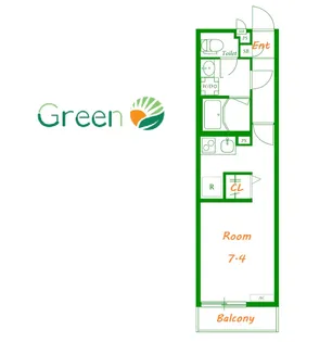 神奈川県茅ヶ崎市浜竹1【アパート】の間取り