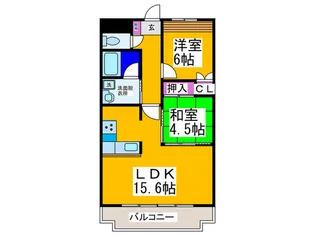 グランド-ル229【4階】の間取り