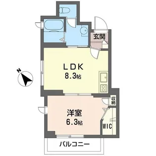 プレミアス【2階】の間取り