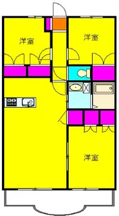 サン・フューレ【1階】の間取り