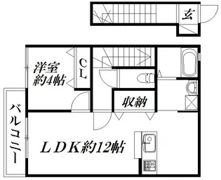 静岡県浜松市中央区半田山1【アパート】の間取り