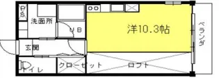 アネシスコート門口【7階】の間取り