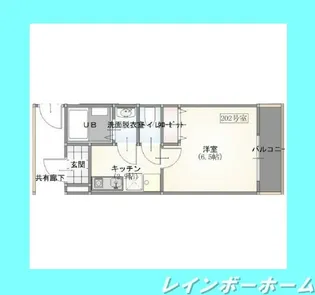 コーポ菜の花【2階】の間取り