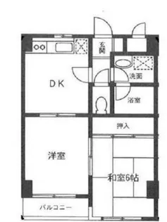 コスモハイツ伊藤【2階】の間取り