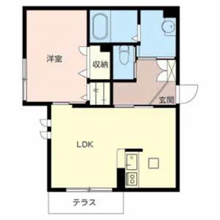 フィオーレ【1階】の間取り