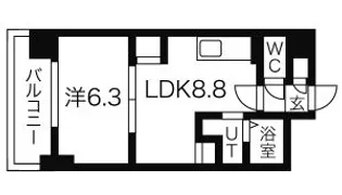 ラファイエ【7階】の間取り