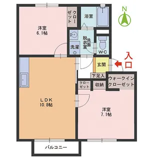 スプラウトハイツ【2階】の間取り