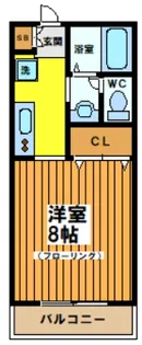 リーブラ桜上水【1階】の間取り