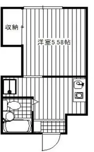 東京都豊島区目白2【アパート】の間取り