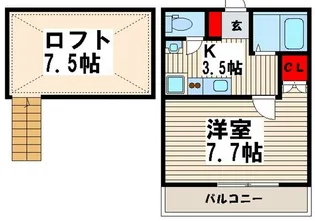 グリーンタウン【1階】の間取り