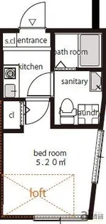 東京都東村山市野口町1【アパート】の間取り