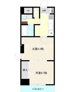 グレース飯島【5階】の間取り