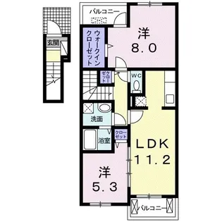 パークイースト【2階】の間取り