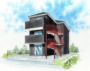 神奈川県川崎市高津区新作3【アパート】の外観