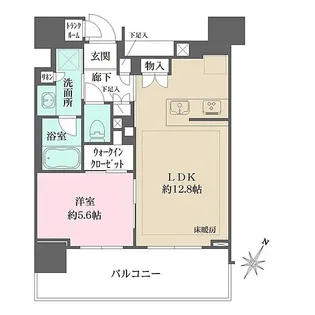 Brillia Tower 有明 MID CROSS【29階】の間取り