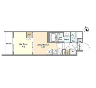 ベルファース三軒茶屋【3階】の間取り