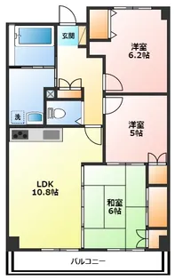 神奈川県小田原市城山1【マンション】の間取り