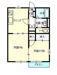 カーサ グレース【2階】の間取り