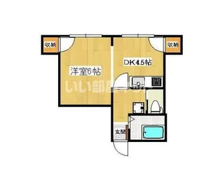 コメイ第3ビル【2階】の間取り