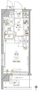 クレイシア池上リフィール【6階】の間取り
