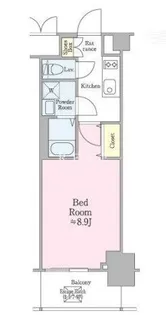 クロスレジデンス飯田橋【8階】の間取り