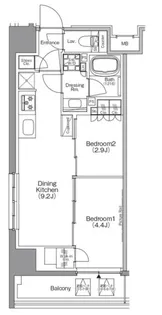 東京都墨田区本所3【マンション】の間取り