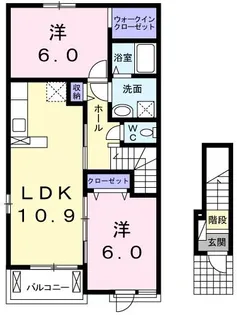 オルゴール III【2階】の間取り