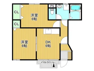 クレストールN【1階】の間取り