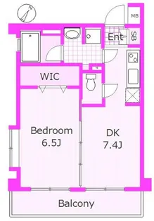 アクサス菊名LR【4階】の間取り