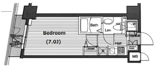 ガラ・ステーション四谷三丁目【8階】の間取り