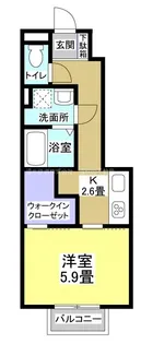 セジュールAYA【1階】の間取り