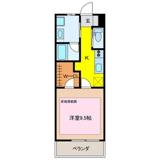 UTOPIA PLAZA【4階】の間取り