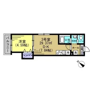 AJ高砂III【3階】の間取り