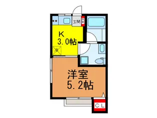 コーポエミー【2階】の間取り