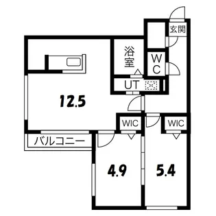 アジュールコートS7【4階】の間取り