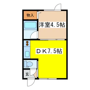 ドミールTK【1階】の間取り