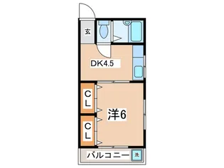 第3湘南ハイツ【2階】の間取り