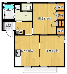 エクセロンC【2階】の間取り