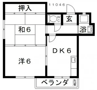 Y’s COURT【2階】の間取り