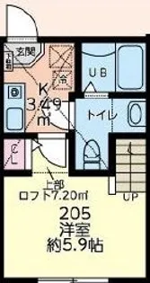 Tina小田急相模原【1階】の間取り