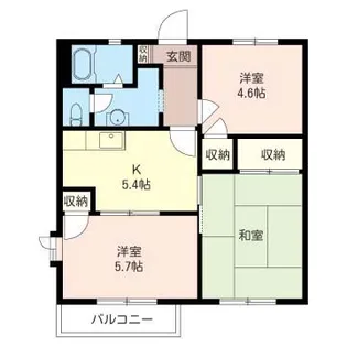 コ―ポKAZU【2階】の間取り