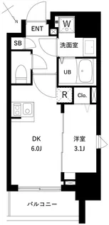 アーバンパーク住吉II【7階】の間取り