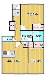 Dia MOOR III【1階】の間取り