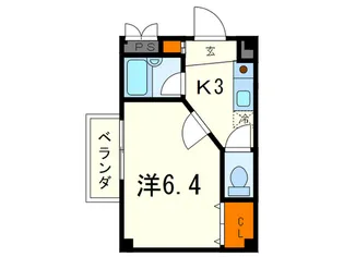 マンション王子【1階】の間取り
