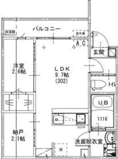 KEIAI RESIDENCE 北小金III【3階】の間取り