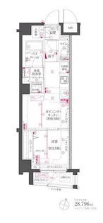 ZOOM渋谷笹塚Second【4階】の間取り