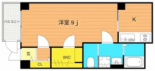 戸山コロネット【1階】の間取り
