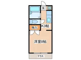 レジデンス渋谷【1階】の間取り